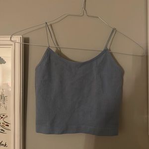 Suzette Collection seamless blue tank